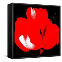 Hot Bloom I-Herb Dickinson-Framed Stretched Canvas