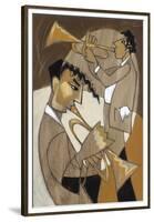 Hot Brass Duo!-Marsha Hammel-Framed Giclee Print