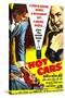 HOT CARS, poster, 1956-null-Stretched Canvas