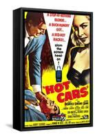 HOT CARS, poster, 1956-null-Framed Stretched Canvas