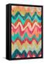 Hot Chevrons 1-Cynthia Alvarez-Framed Stretched Canvas