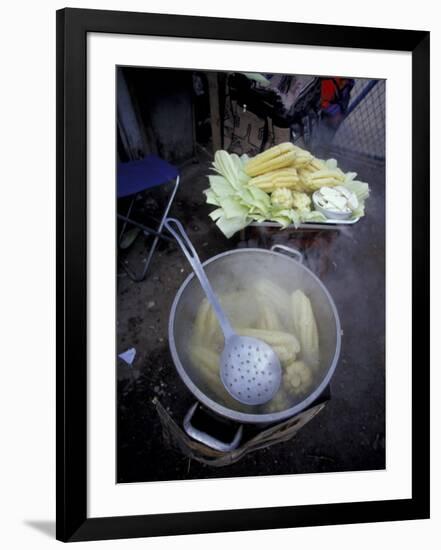 Hot Choclo in Pot, Ollantaytambo, Peru-Cindy Miller Hopkins-Framed Photographic Print