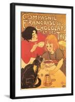 Hot Chocolate for the Cat-null-Framed Art Print