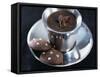 Hot Chocolate with Chocolate Biscuits-Alena Hrbkova-Framed Stretched Canvas