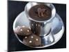 Hot Chocolate with Chocolate Biscuits-Alena Hrbkova-Mounted Photographic Print