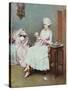 Hot Chocolate-Raimundo De Madrazo Y Garetta-Stretched Canvas