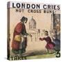 Hot Cross Buns!, Cries of London, C1840-TH Jones-Stretched Canvas