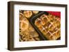 Hot Cross Buns in a Baking Tin, Easter Speciality, United Kingdom, Europe-Nico Tondini-Framed Photographic Print