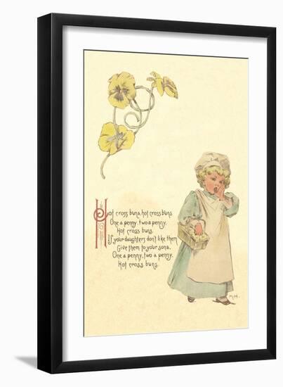 Hot Cross Buns-Maud Humphrey-Framed Art Print