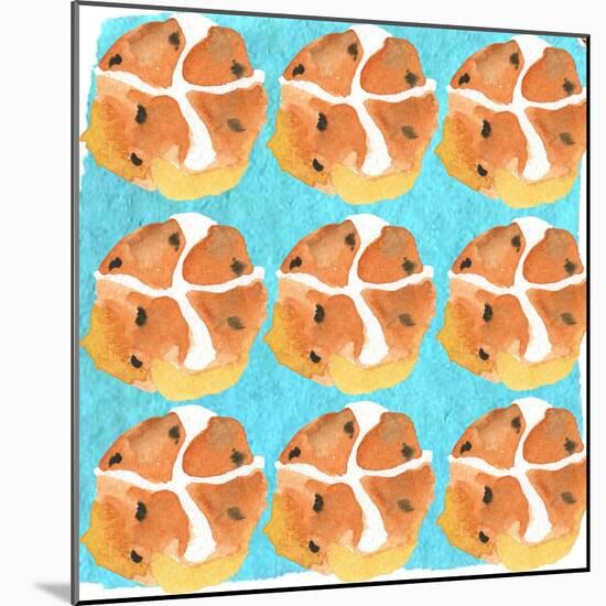 Hot Cross Buns-Anna Platts-Mounted Giclee Print