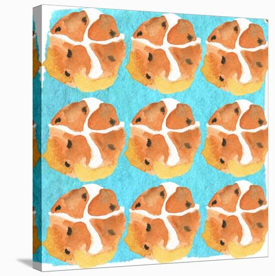 Hot Cross Buns-Anna Platts-Stretched Canvas