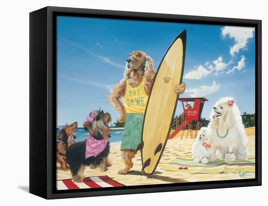 Hot Dawg-Scott Westmoreland-Framed Stretched Canvas