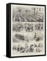 Hot Dinner for 1200 Aged Poor at Dr Barnardo's Homes-null-Framed Stretched Canvas