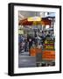 Hot Dog and Pretzel Stand, Manhattan, New York City, New York, USA-Amanda Hall-Framed Photographic Print