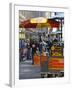 Hot Dog and Pretzel Stand, Manhattan, New York City, New York, USA-Amanda Hall-Framed Photographic Print