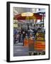 Hot Dog and Pretzel Stand, Manhattan, New York City, New York, USA-Amanda Hall-Framed Photographic Print