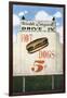 Hot Dog Billboard-null-Framed Giclee Print