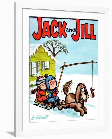 Hot Dog! - Jack and Jill, January 1965-Lee de Groot-Framed Giclee Print