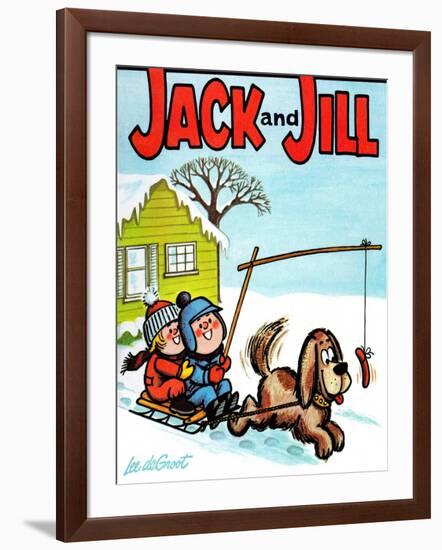 Hot Dog! - Jack and Jill, January 1965-Lee de Groot-Framed Giclee Print