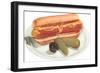 Hot Dog, Pickles, Olive-null-Framed Art Print