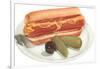 Hot Dog, Pickles, Olive-null-Framed Art Print