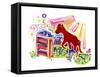 Hot Dog!-Josh Byer-Framed Stretched Canvas