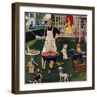 "Hot Dogs", September 13, 1958-Ben Kimberly Prins-Framed Giclee Print