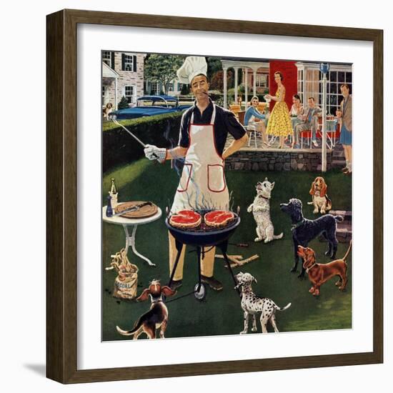 "Hot Dogs", September 13, 1958-Ben Kimberly Prins-Framed Giclee Print