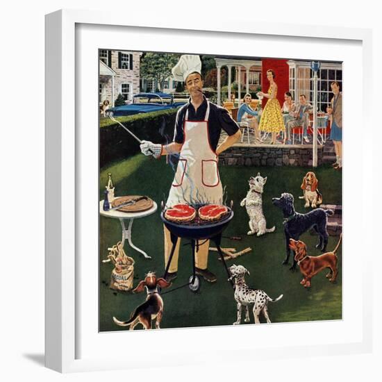 "Hot Dogs", September 13, 1958-Ben Kimberly Prins-Framed Giclee Print