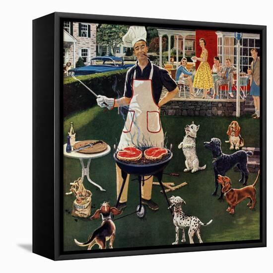 "Hot Dogs", September 13, 1958-Ben Kimberly Prins-Framed Stretched Canvas