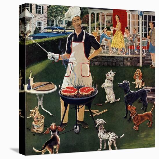 "Hot Dogs", September 13, 1958-Ben Kimberly Prins-Stretched Canvas