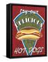 Hot Dogs-Catherine Jones-Framed Stretched Canvas