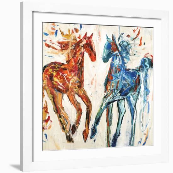 Hot Horse Cool Horse-Jodi Maas-Framed Giclee Print