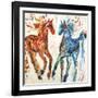 Hot Horse Cool Horse-Jodi Maas-Framed Giclee Print