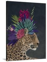 Hot House Leopard 1-Fab Funky-Stretched Canvas
