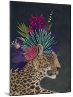 Hot House Leopard 1-Fab Funky-Mounted Art Print