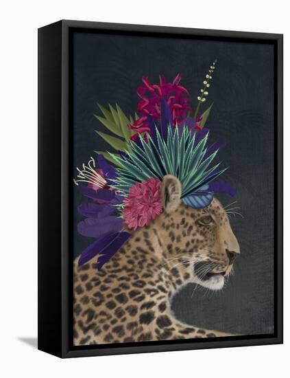 Hot House Leopard 1-Fab Funky-Framed Stretched Canvas