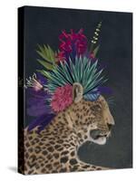 Hot House Leopard 1-Fab Funky-Stretched Canvas