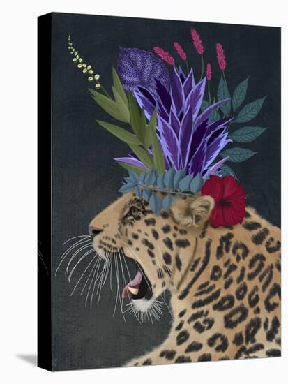 Hot House Leopard 2-Fab Funky-Stretched Canvas