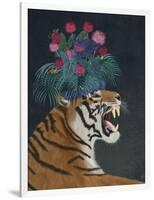 Hot House Tiger 1-Fab Funky-Framed Art Print