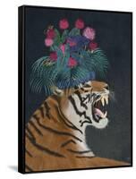 Hot House Tiger 1-Fab Funky-Framed Stretched Canvas