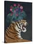 Hot House Tiger 1-Fab Funky-Stretched Canvas