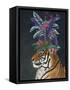 Hot House Tiger 2-Fab Funky-Framed Stretched Canvas