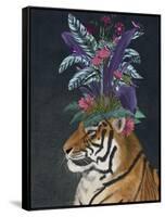 Hot House Tiger 2-Fab Funky-Framed Stretched Canvas