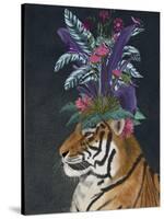 Hot House Tiger 2-Fab Funky-Stretched Canvas