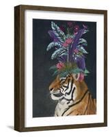 Hot House Tiger 2-Fab Funky-Framed Art Print