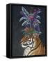 Hot House Tiger 2-Fab Funky-Framed Stretched Canvas