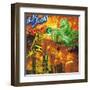 Hot jazz-Tyler Burke-Framed Art Print