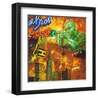 Hot jazz-Tyler Burke-Framed Art Print