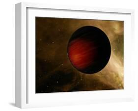 Hot Jupiter Called HD 149026B-Stocktrek Images-Framed Premium Photographic Print